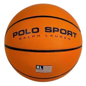 Vtg 1990s Polo Sport Ralph Lauren Rawlings Spell-Out Flag Basketball
